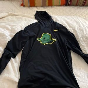 Nike Oregon Ducks Team Hooded LS Shirt